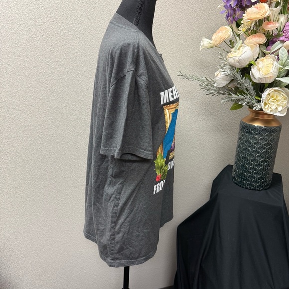 Griswold Family Christmas Graphic Tee Gray Unisex L Holiday Movie Shirt - Picture 4 of 6